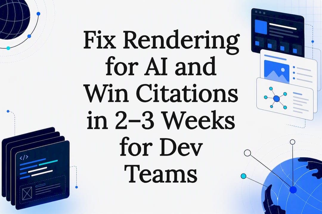 Fix Rendering for AI and Win Citations in 2–3 Weeks for Dev Teams